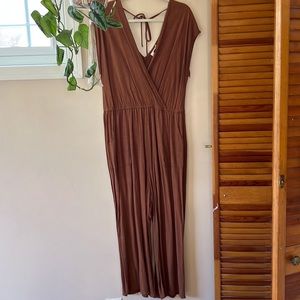 Camel colored universal thread jumpsuit